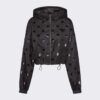 Prada Women Re-Nylon Embroidered Jacket-Black