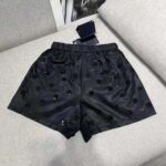 Prada Women Re-Nylon Sequin Shorts-Black - immagine 3