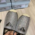 Prada Women Satin Espadrilles with Crystals-Black – Bild 8