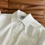 Prada Women Stretch Poplin Shirt with a Hybrid Design Reinvents - immagine 6