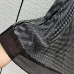 Prada Women Studded Chiffon Dress with a Fluid Silhouette – Bild 9