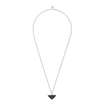 Prada Women Symbole Necklace-Black