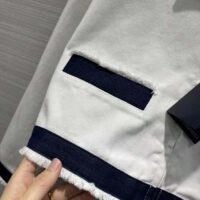 Prada Women Typical Selvedge Denim Jacket-White (1)