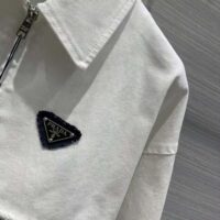 Prada Women Typical Selvedge Denim Jacket-White (1)