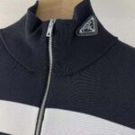 Prada Women Viscose and Cotton Turtleneck-Black - immagine 4