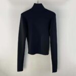 Prada Women Viscose and Cotton Turtleneck-Black - immagine 3