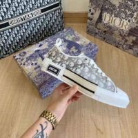 Dior Men B23 Low-Top Sneaker White and Black Dior Oblique Canvas (1)