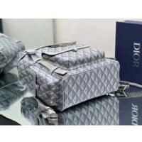 Dior Unisex CD Hit The Road Backpack Dior Gray CD Diamond Canvas (10)