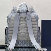 Dior Unisex CD Hit The Road Backpack Dior Gray CD Diamond Canvas (10)