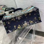Dior Unisex CD Large Book Tote Blue Multicolor D-Constellation Embroidery - Image 6