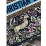 Dior Unisex CD Large Book Tote Blue Multicolor D-Constellation Embroidery - Image 9