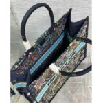 Dior Unisex CD Large Book Tote Blue Multicolor D-Constellation Embroidery - Image 4