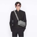 Dior Unisex CD Lingot 22 Bag Dior Gray CD Diamond Canvas - immagine 11