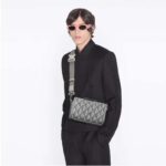 Dior Unisex CD Lingot 22 Bag Dior Gray CD Diamond Canvas - immagine 12