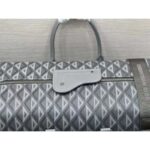 Dior Unisex CD Lingot 50 Duffle Bag Gray CD Diamond Canvas - Imagen 5