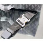 Dior Unisex CD Lingot 50 Duffle Bag Gray CD Diamond Canvas - Imagen 10