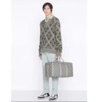 Dior Unisex CD Lingot 50 Duffle Bag Gray CD Diamond Canvas - Imagen 13