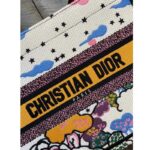 Dior Unisex CD Small Dior Book Tote Latte Dior Ciel De Rêve Embroidery - Image 7