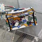 Dior Unisex CD Small Dior Book Tote Latte Dior Ciel De Rêve Embroidery - Image 5