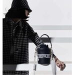 Dior Unisex CD Small Dior Vibe Bucket Bag Blue Navy Smooth Calfskin - Bild 11