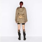 Dior Unisex CD Small Diorcamp Bag Beige Jute Canvas Embroidered Union Motif - Image 12