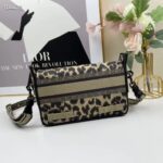 Dior Unisex CD Small Diorcamp Bag Beige Multicolor Mizza Embroidery - immagine 5