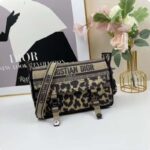 Dior Unisex CD Small Diorcamp Bag Beige Multicolor Mizza Embroidery - immagine 3