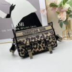 Dior Unisex CD Small Diorcamp Bag Beige Multicolor Mizza Embroidery - immagine 4