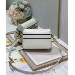 Dior Unisex CD Small Diorcamp Bag White Blue Smooth Calfskin - Bild 8