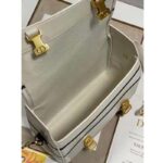 Dior Unisex CD Small Diorcamp Bag White Blue Smooth Calfskin - Bild 9