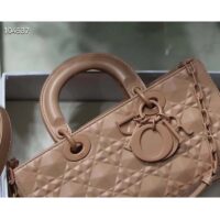 Dior Women Lady D-Joy Bag Natural Cannage Lambskin (10)