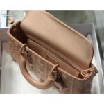 Dior Women Lady D-Joy Bag Natural Cannage Lambskin – Bild 7