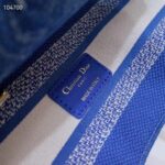 Dior Women Medium Lady D-Lite Bag Fluorescent Blue Toile De Jouy Reverse Embroidery - immagine 10