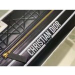 Dior Women Medium Vibe Zip Bowling Bag Black White Padded Macrocannage Calfskin - immagine 8