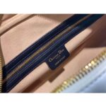 Dior Women Medium Vibe Zip Bowling Bag Black White Padded Macrocannage Calfskin - immagine 10