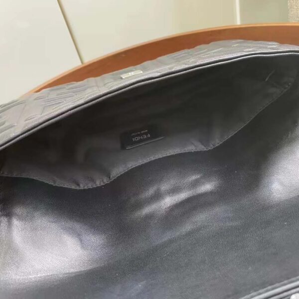 Fendi Men Baguette Black Calf Leather Bag (6)