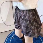 Fendi Men Swim Shorts Brown Fabric Shorts - immagine 4