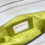 Fendi Women FF Baguette Brooch Fendace White Leather Bag – Image 7