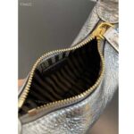 Fendi Women FF Fendigraphy Silver Leather Charm - Bild 8