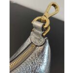 Fendi Women FF Fendigraphy Silver Leather Charm - Bild 9
