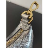 Fendi Women FF Fendigraphy Silver Leather Charm (3)