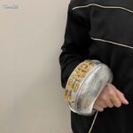 Fendi Women FF Fendigraphy Silver Leather Charm - Bild 11