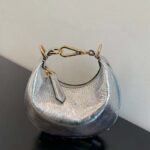 Fendi Women FF Fendigraphy Silver Leather Charm - Bild 2