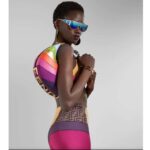 Fendi Women FF Fendigraphy Small Leather Bag Multicolor Inlay - Image 11