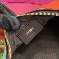 Fendi Women FF Fendigraphy Small Leather Bag Multicolor Inlay (10)