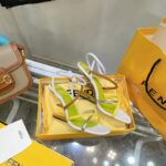 Fendi Women FF First White Nappa Leather High-Heeled Sandals 9.5 cm Heel – Bild 9