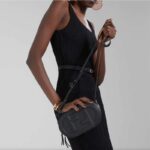 Fendi Women FF O’Lock Mini Camera Case Black Leather Mini Bag - Bild 10