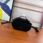 Fendi Women FF O’Lock Mini Camera Case Black Leather Mini Bag - Bild 4