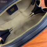 Fendi Women FF O’Lock Mini Camera Case Black Leather Mini Bag - Bild 8