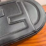 Fendi Women FF O’Lock Mini Camera Case Black Leather Mini Bag - Bild 6